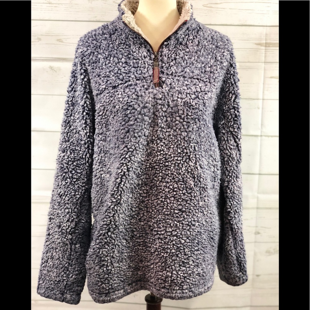 TrueGrit incredibly super soft half zip sweater